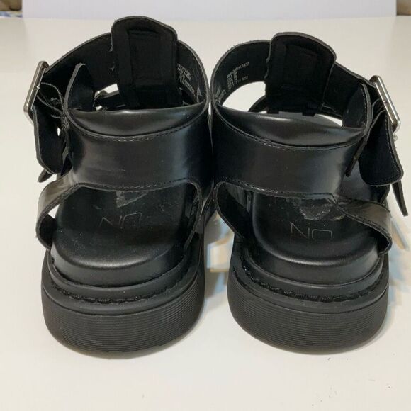 Black Fishemancore Chunky Sandals, 7Wide. - Picture 8 of 15